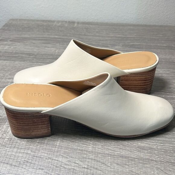 Nisolo All-Day Heeled Mule Shoes - Picture 7 of 7